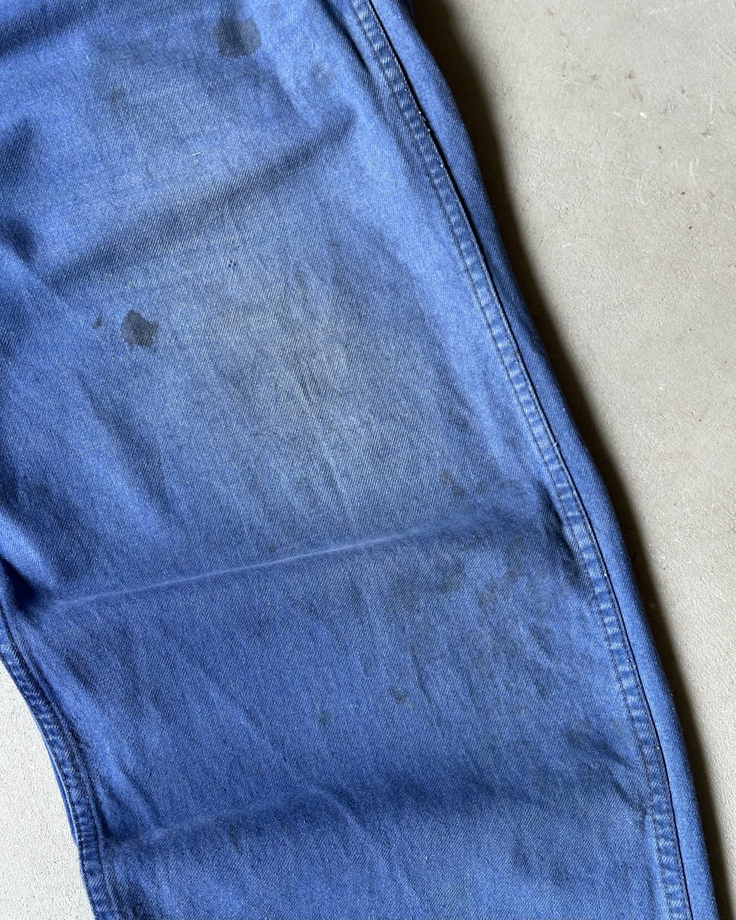 1970s - Blue Euro Work Pants - 38x30