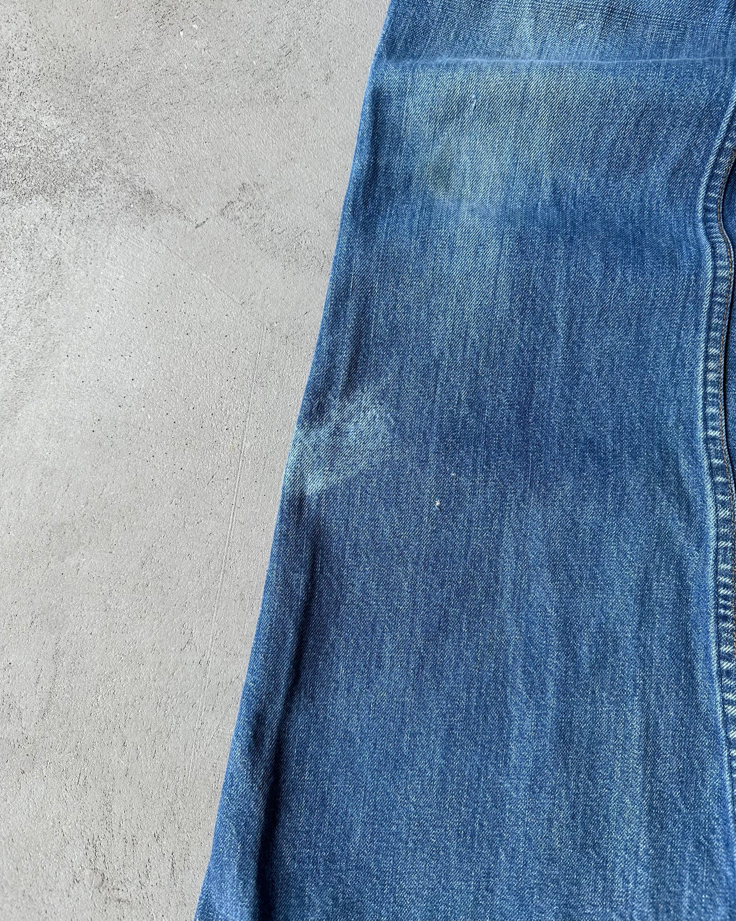 1970s - 684 Orange Tab Levi's Bell Bottoms Jeans - 35x33