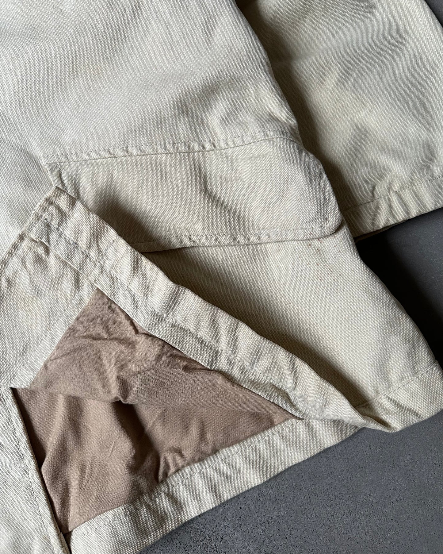 1990s - Beige Chevignon Barn Coat - M