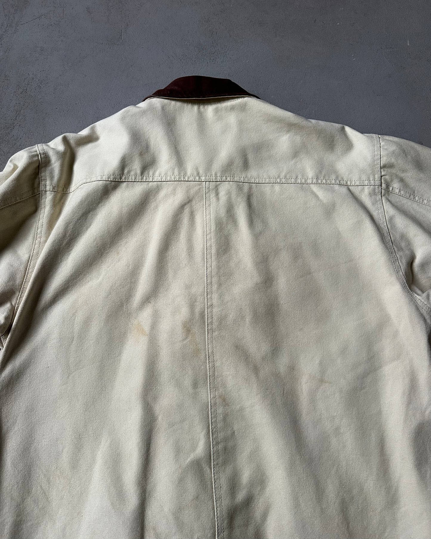 1990s - Beige Chevignon Barn Coat - M