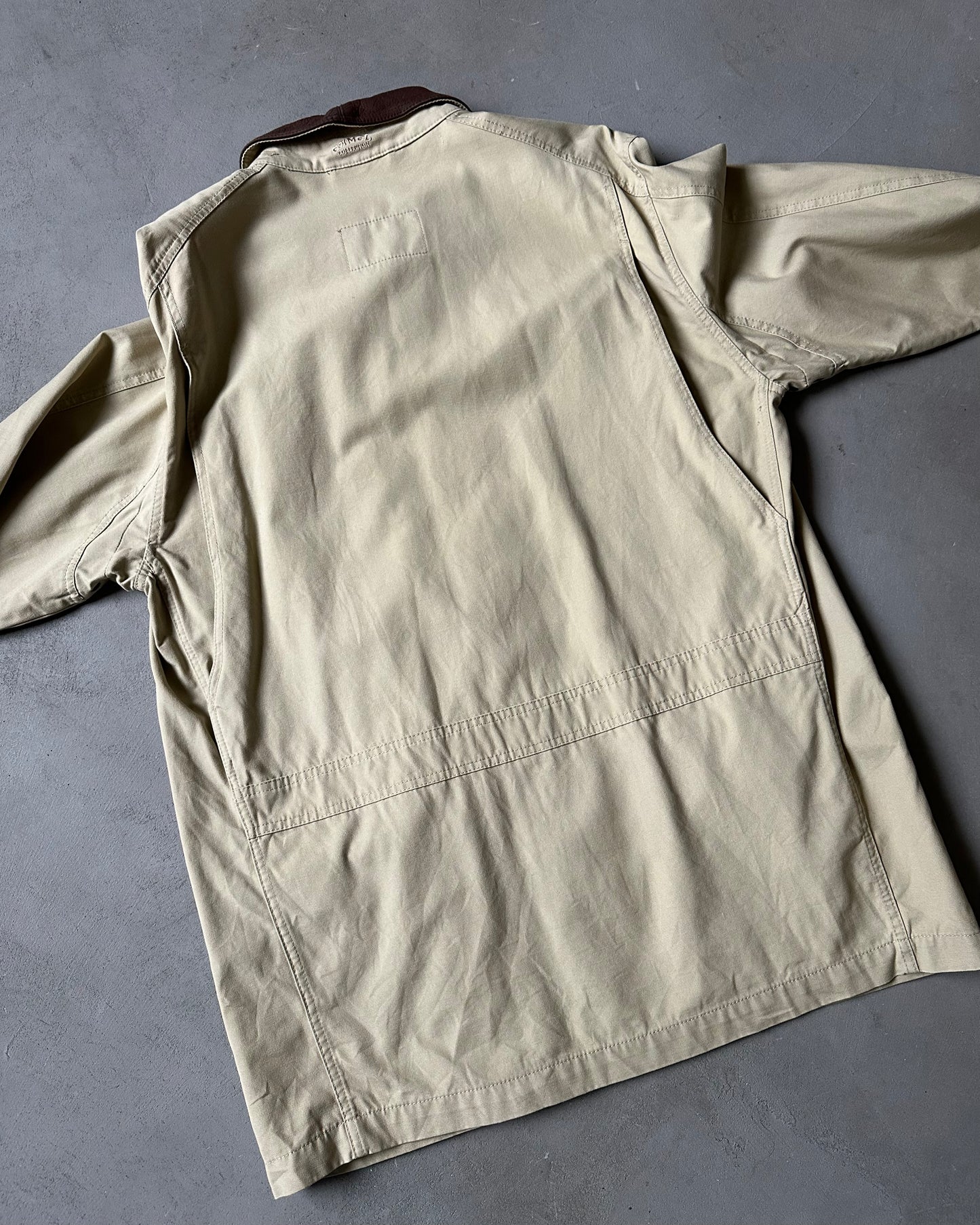 1990s - Beige Camel Barn Jacket - XL