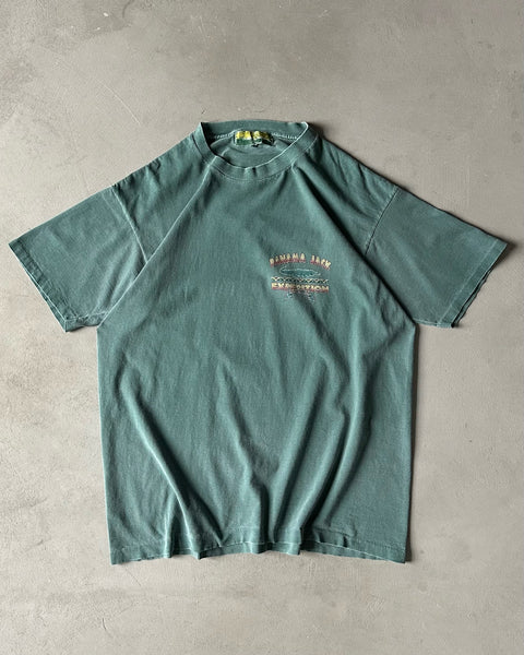 1990s - Green Overdyed Panama Jack T-Shirt - XL