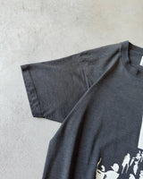 1980s - Faded Black Refuge For Refugees T-Shirt - M