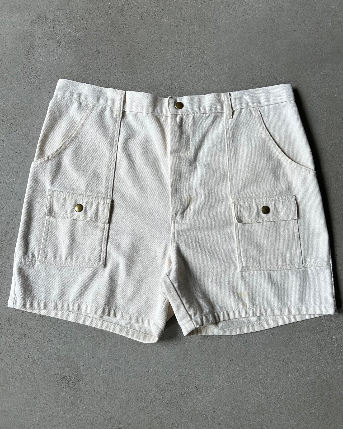 1970s - White Bush Shorts - 35