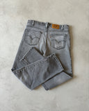 1990s - Faded Grey 540 Levi's Jeans USA - 33x28