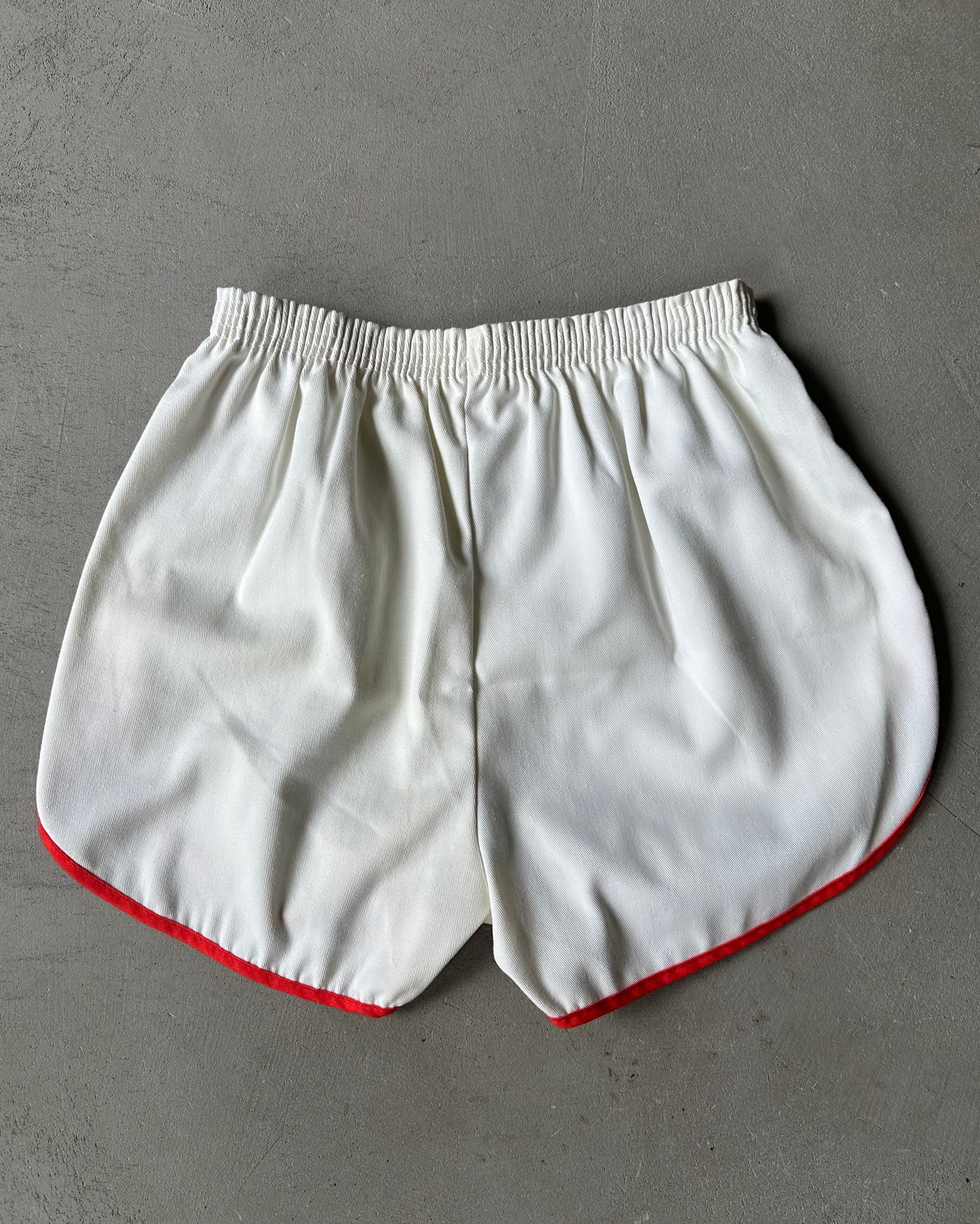 1970s - White/Red Track Short - (W)XS