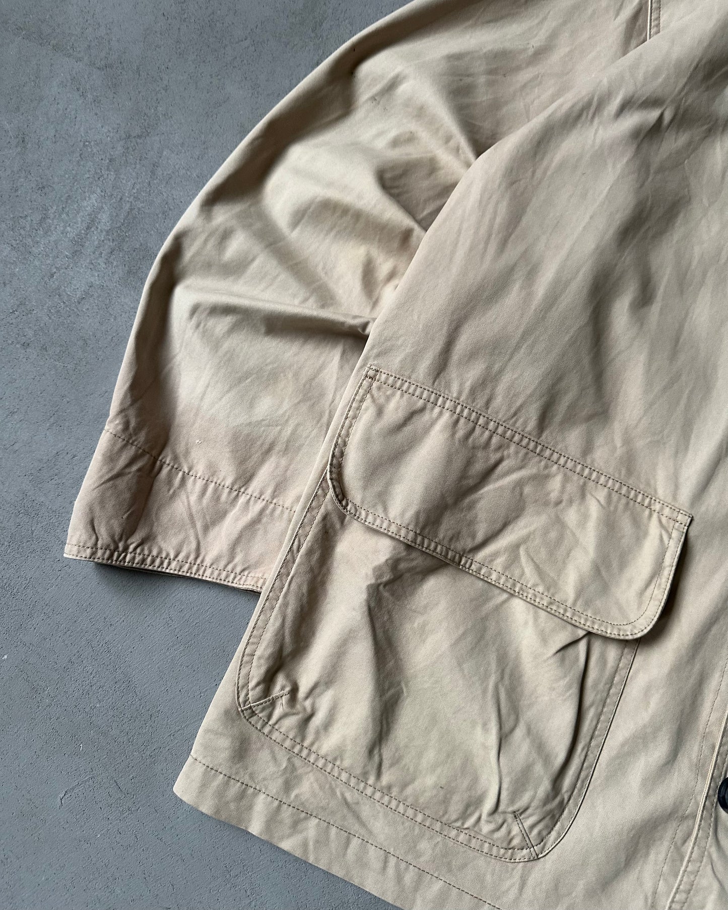 1990s - Beige Marlboro Barn Jacket - XL