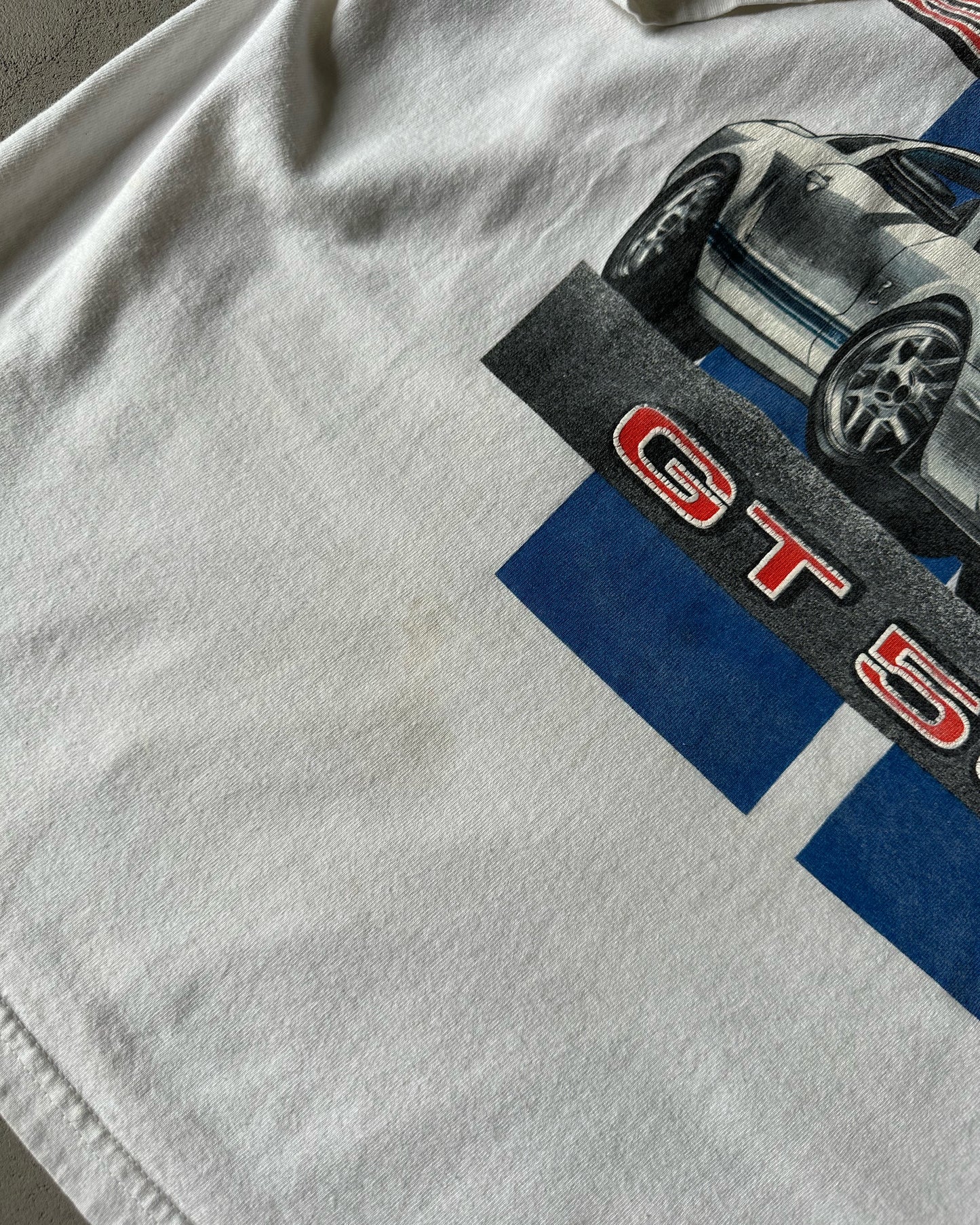 2000s - White Ford GT500 T-Shirt - XL