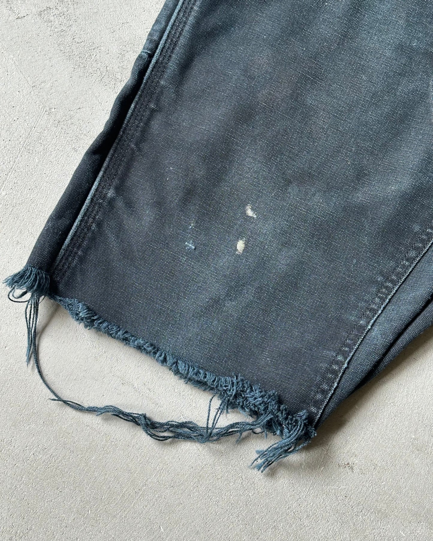 1990s - Faded Black Carhartt Cutoff Shorts - 32