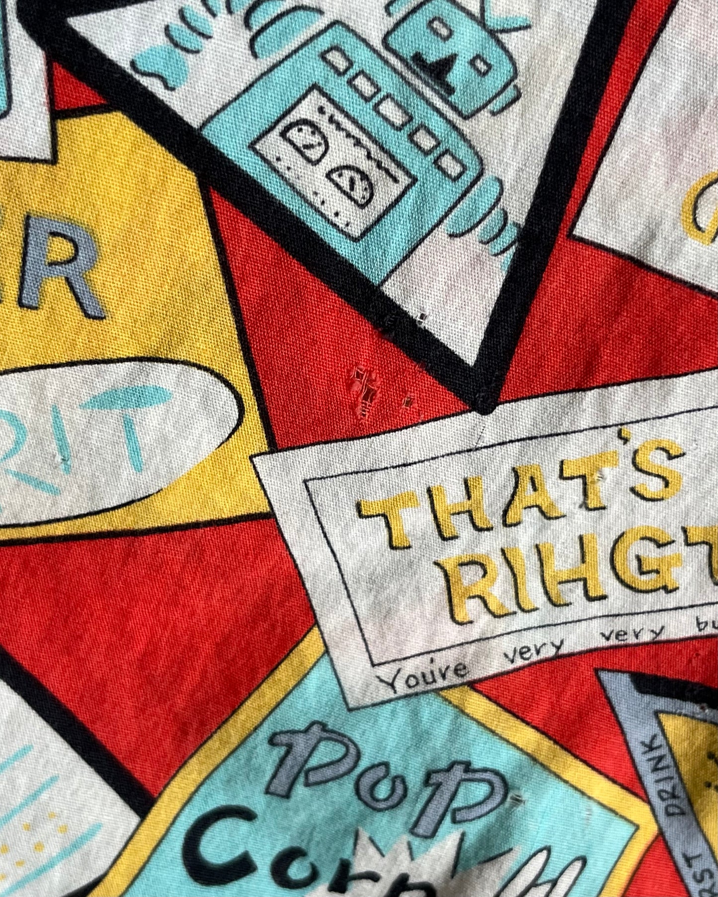 1960s - Distressed Orange Jazz Shirt - M