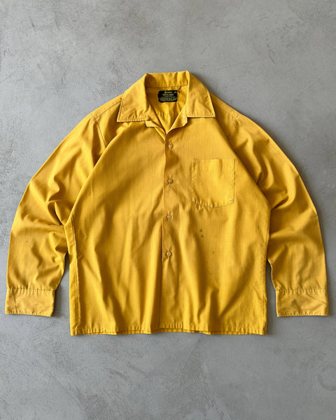 1970s - Mustard Sears Button Up - M