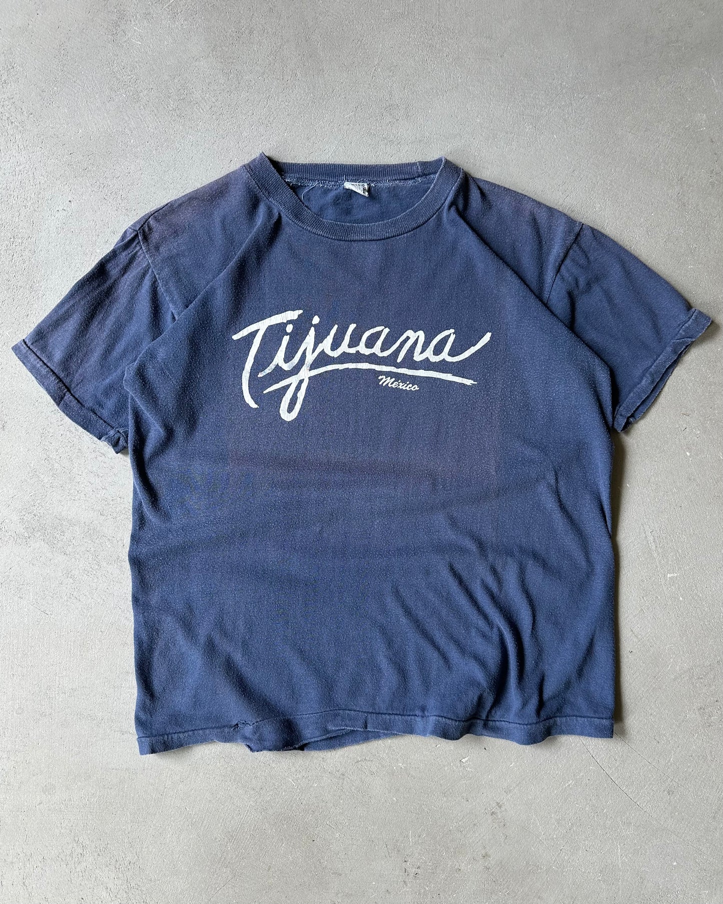 1960s - Navy Tijuana T-Shirt - XS