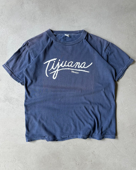 1960s - Navy Tijuana T-Shirt - XS