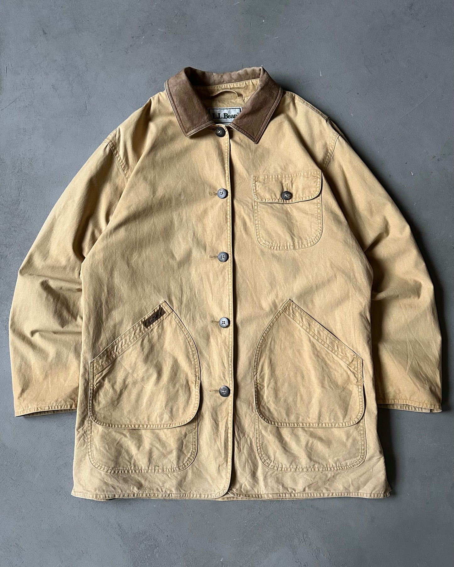 1990s - Butter L.L.Bean Women's Barn Jacket - (W)L