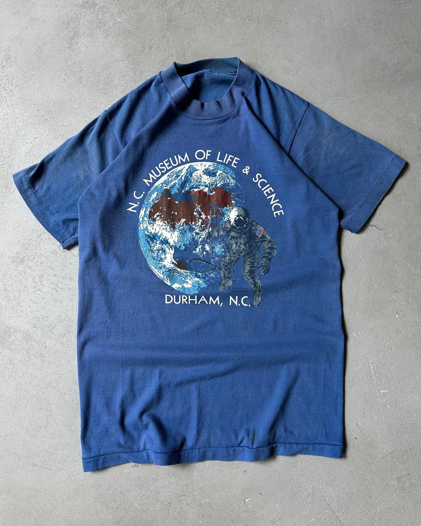1980s - Blue Museum Of Life T-Shirt - XS/S