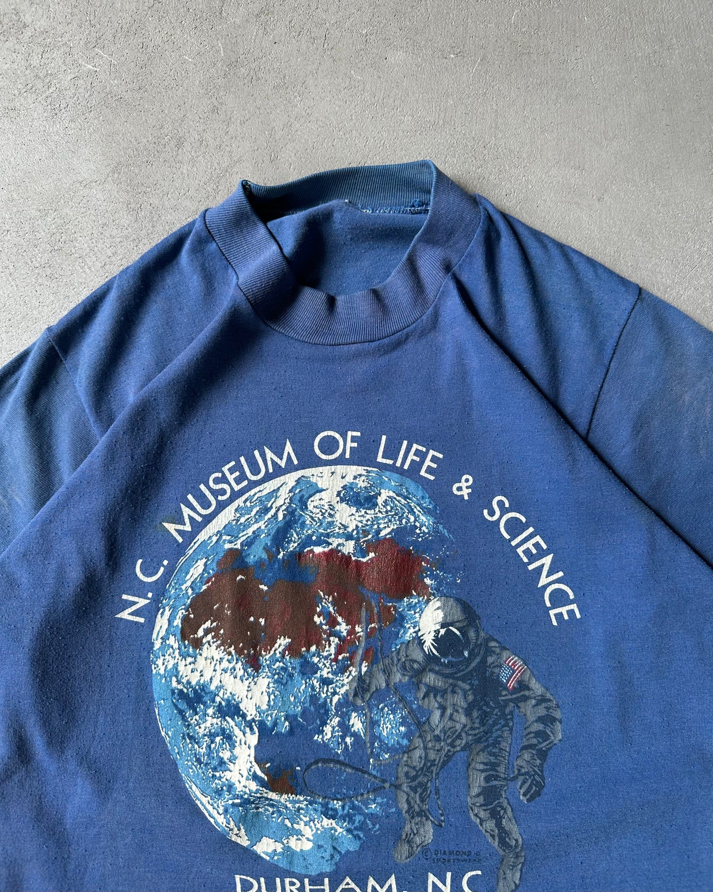 1980s - Blue Museum Of Life T-Shirt - XS/S
