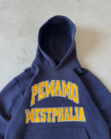 1990s - Navy Pewamo Russell Hoodie - S