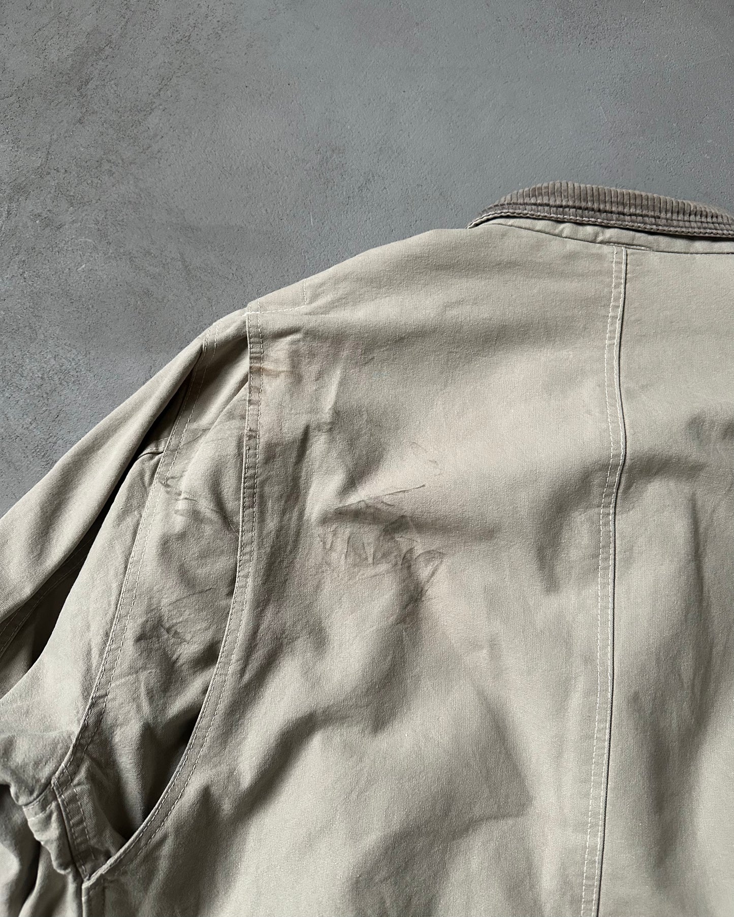 1990s - Beige Lemon Barn Jacket - M