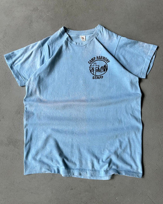 1970s - Light Blue Camp Harmony T-Shirt - S
