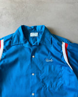1970s - Blue/Red "BOB" Bowling Shirt - L