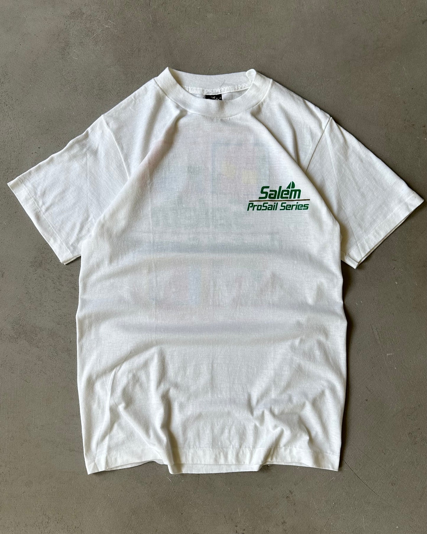 1990s - White Salem T-Shirt - S
