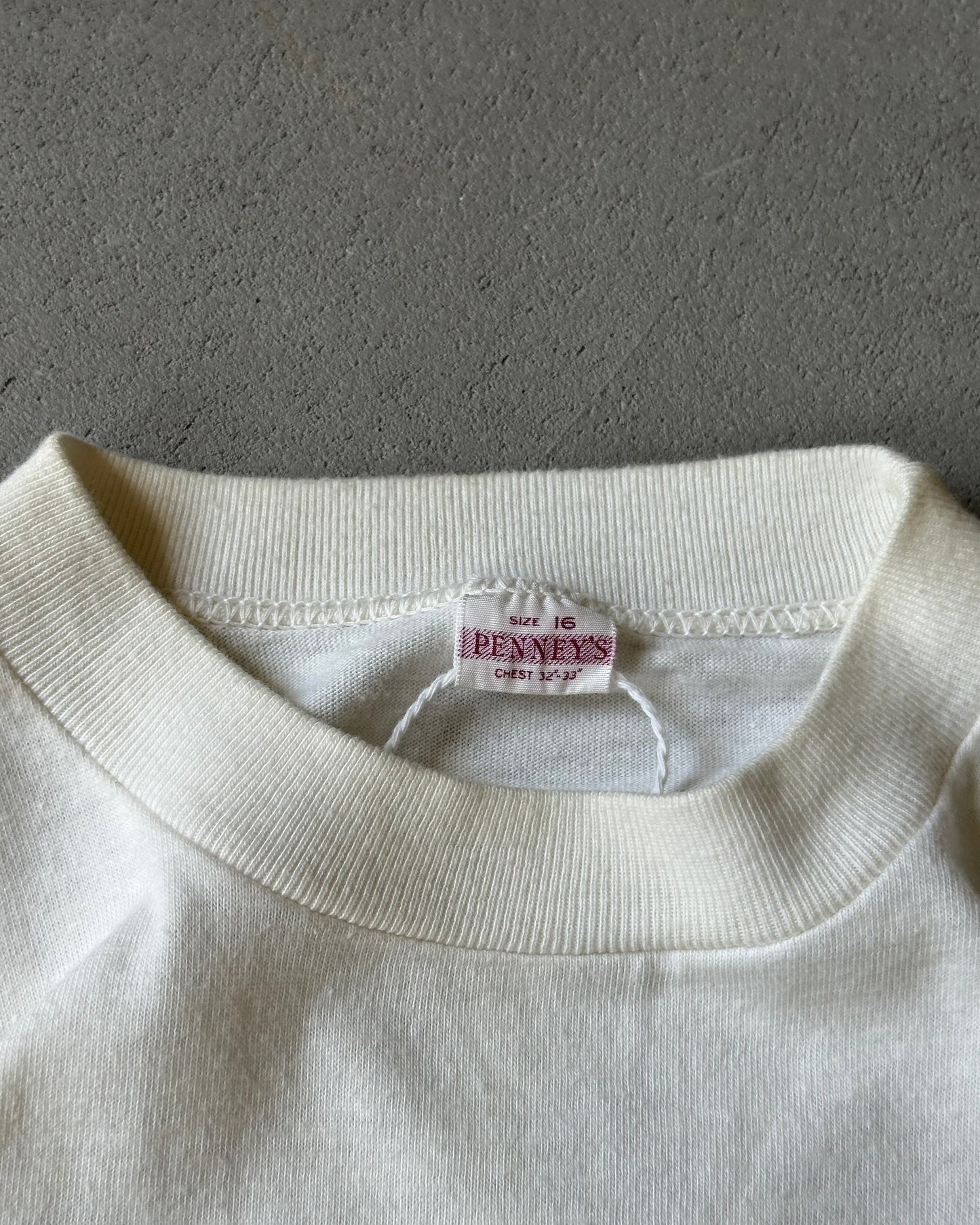 1960s - White Penney's T-Shirt - (W)S