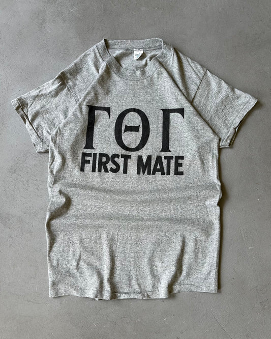 1970s - Grey First Mate T-Shirt - S