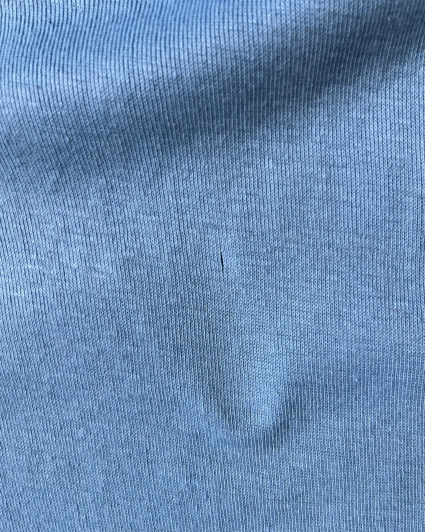 1970s - Blue "I'm His" Ringer T-Shirt - (W)S