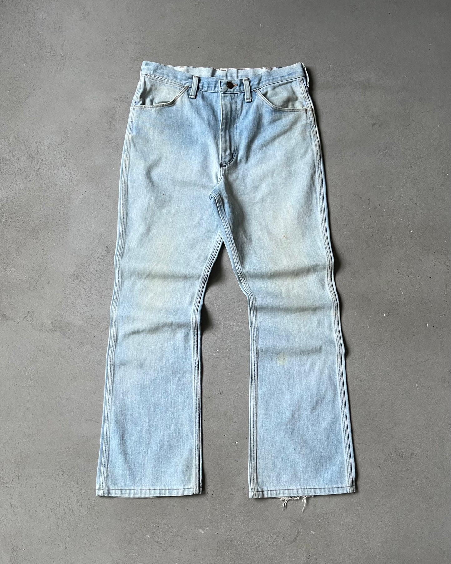 1970s - Lightwash Wrangler Bootcut Jeans - 31x30