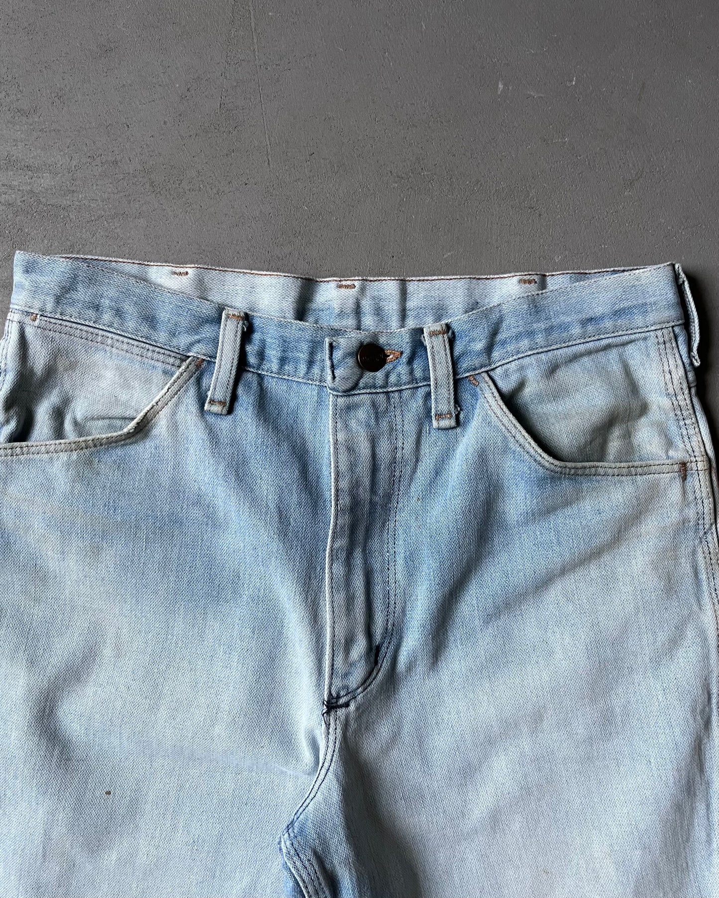 1970s - Lightwash Wrangler Bootcut Jeans - 31x30