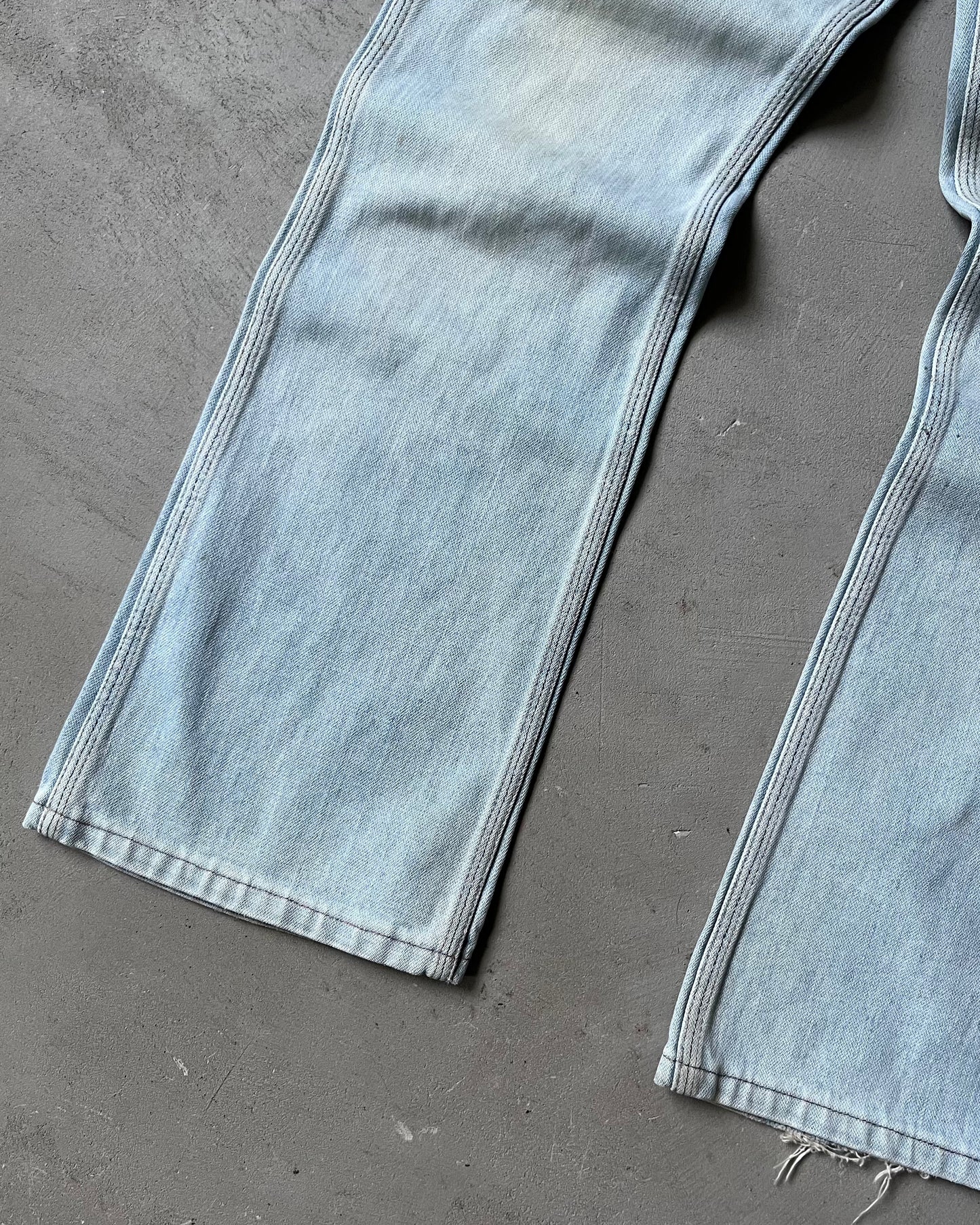 1970s - Lightwash Wrangler Bootcut Jeans - 31x30