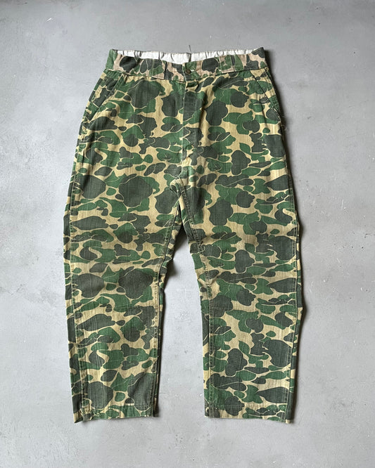 1960s - Frog Camo Hunting Pants - 36x28