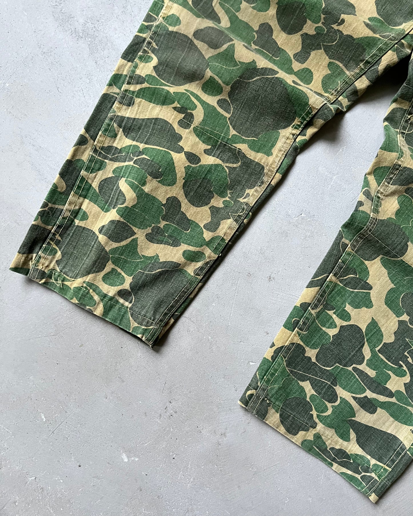 1960s - Frog Camo Hunting Pants - 36x28