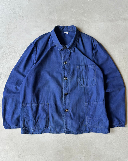 1980s - Blue HBT Euro Chore - XL