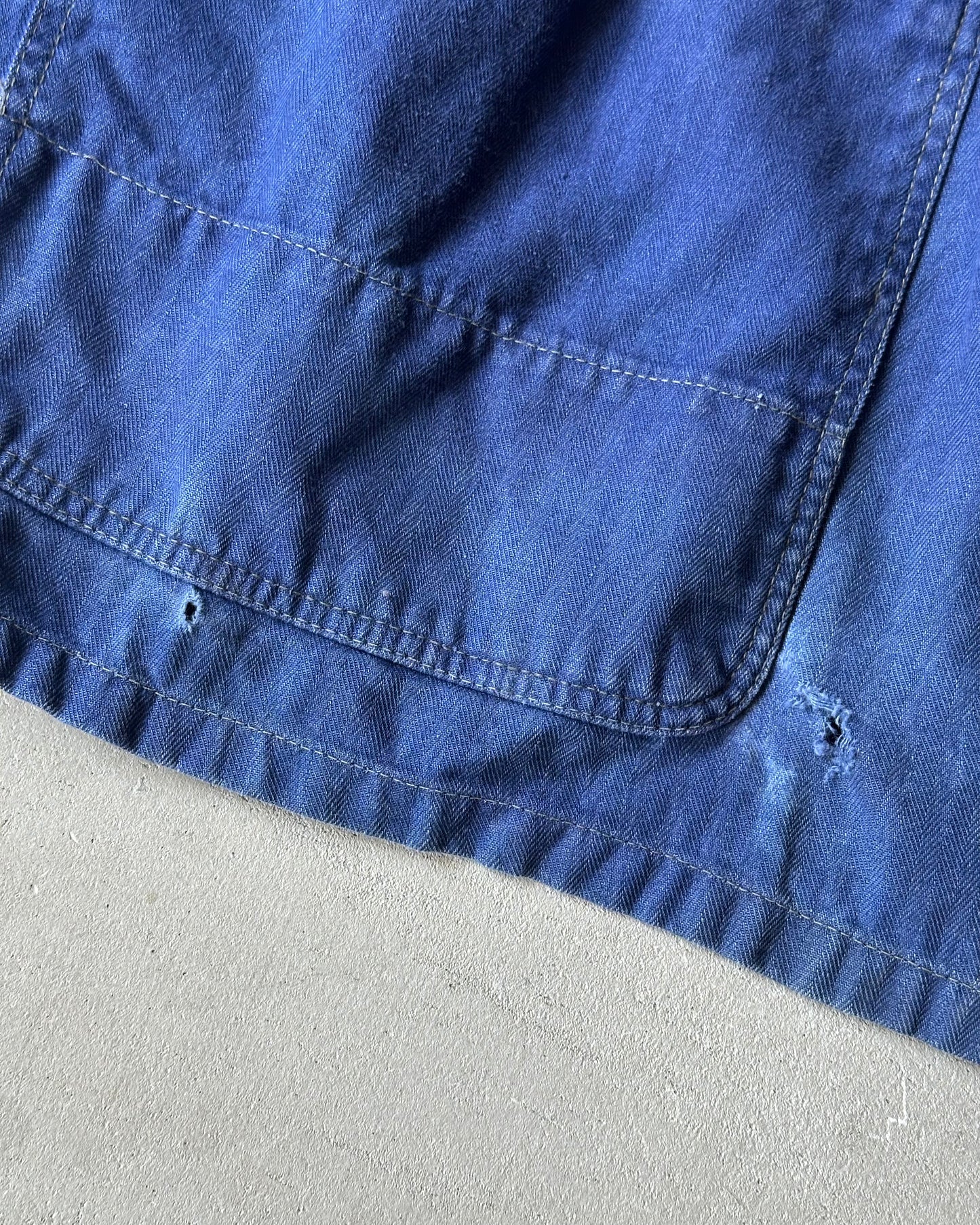 1980s - Blue HBT Euro Chore - XL