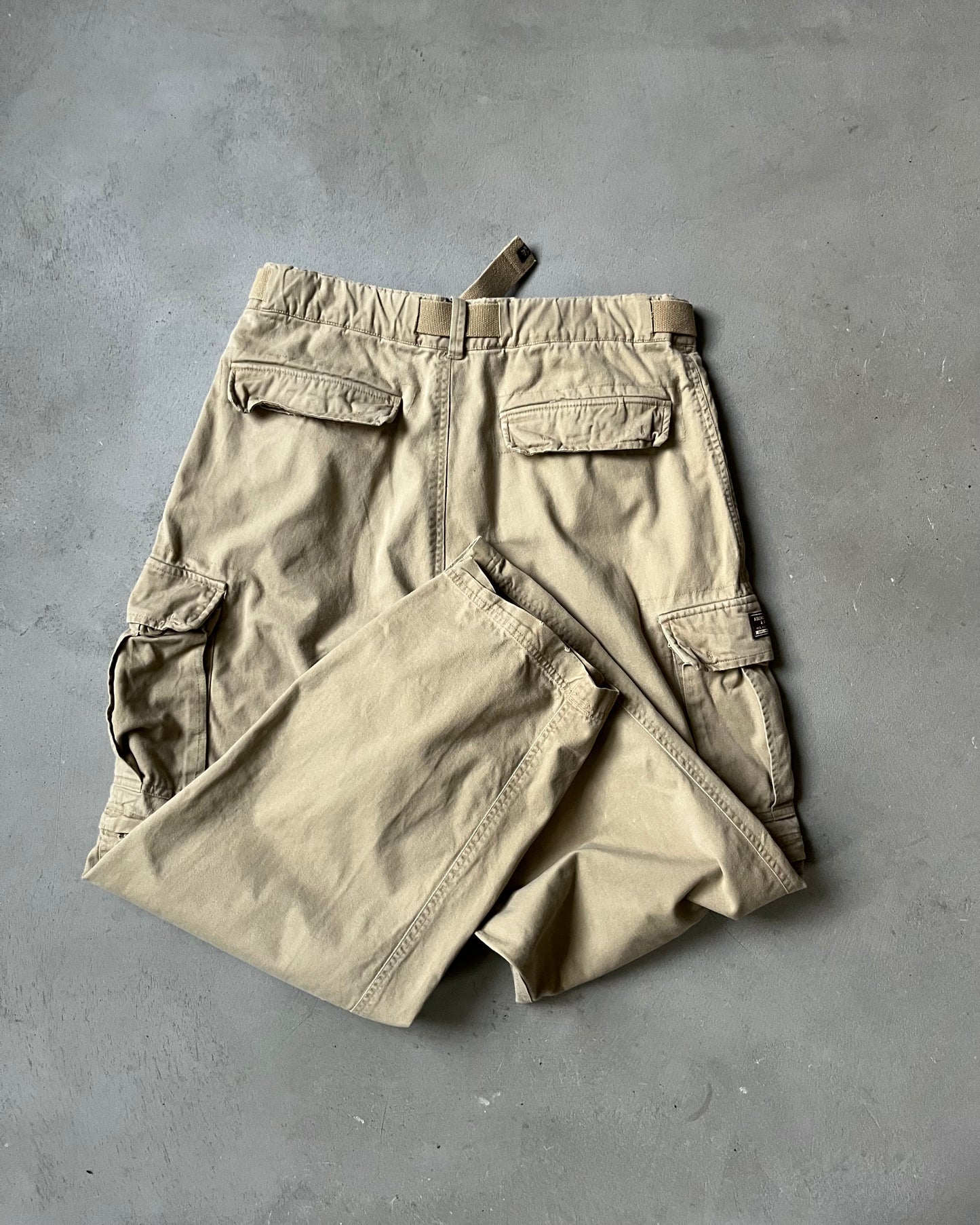 2000s - Tan Abercrombie & Fitch Cargo Pants - L