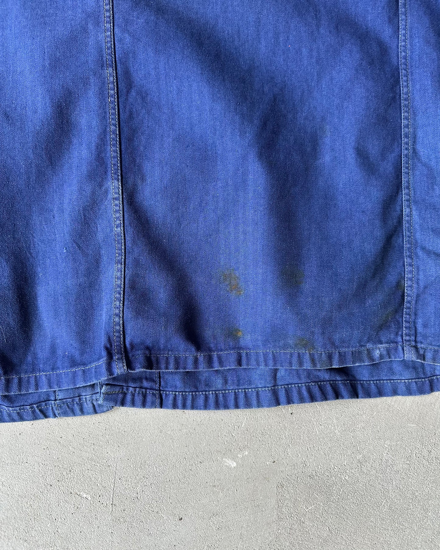 1980s - Blue HBT Euro Chore - XL