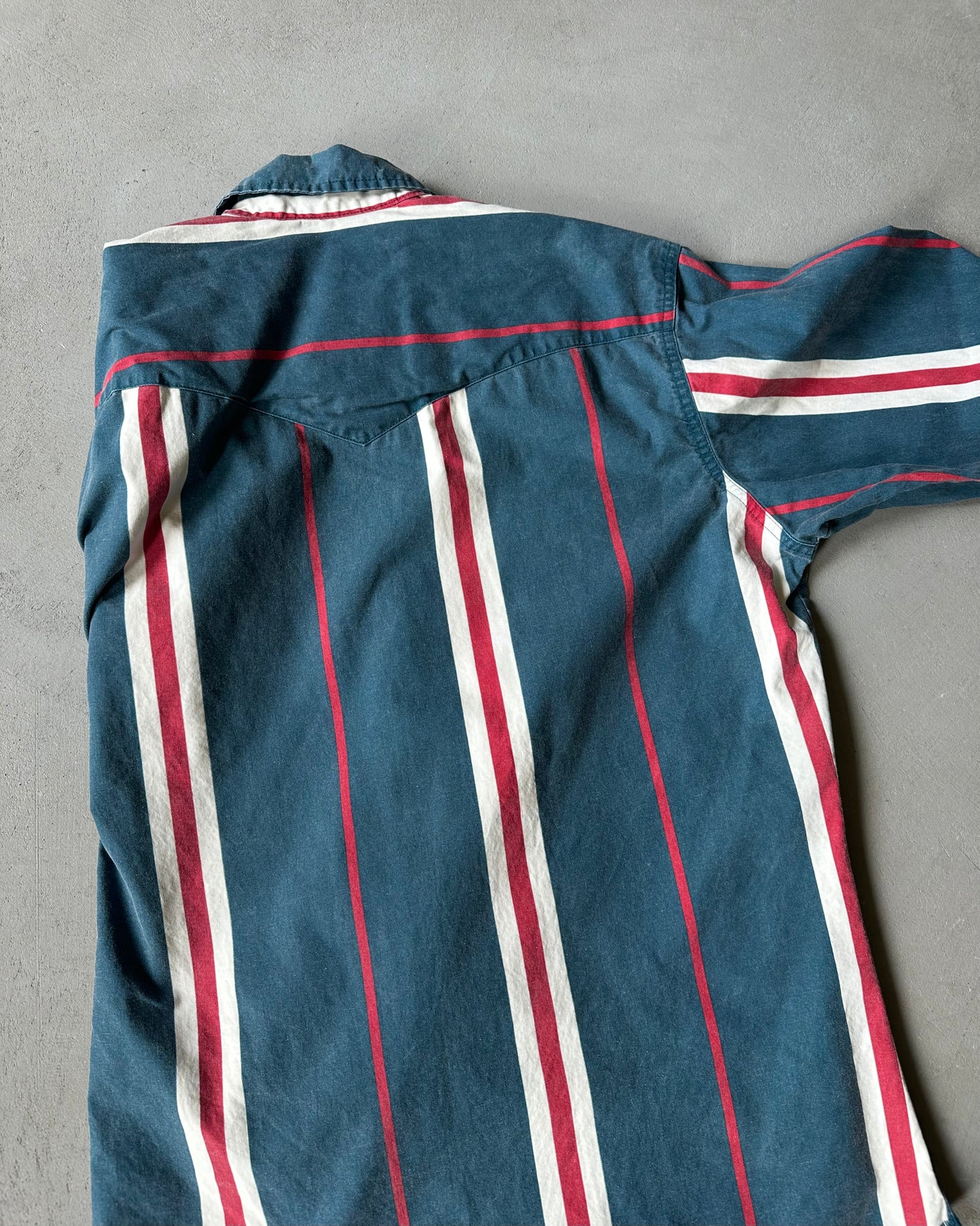 2000s - Green/Red Wrangler Brushpopper Shirt - L