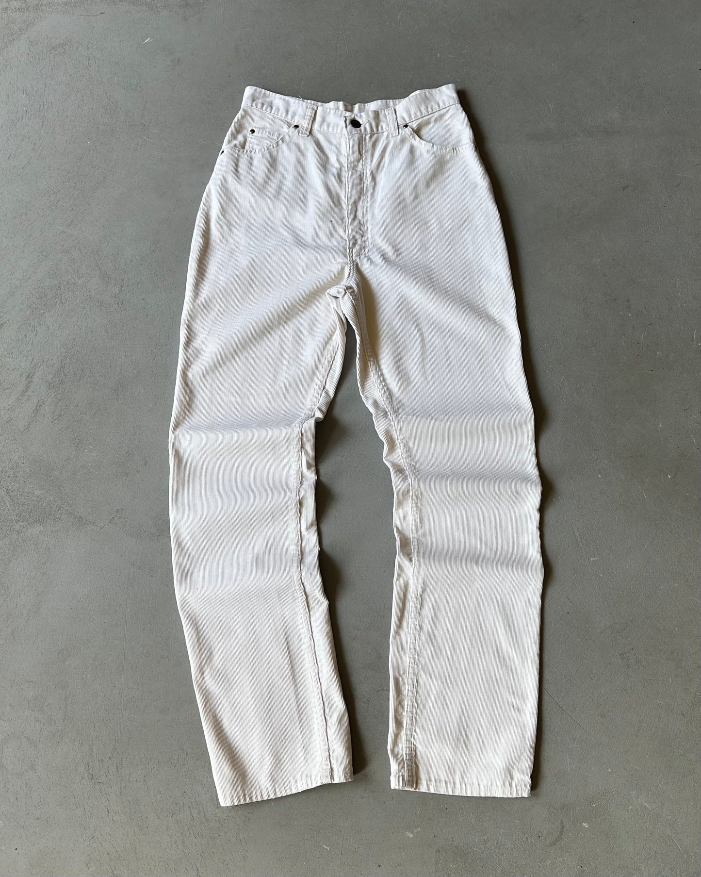 1980s - Cream GAP Pioneer Women's Corduroy Pants - 28x33