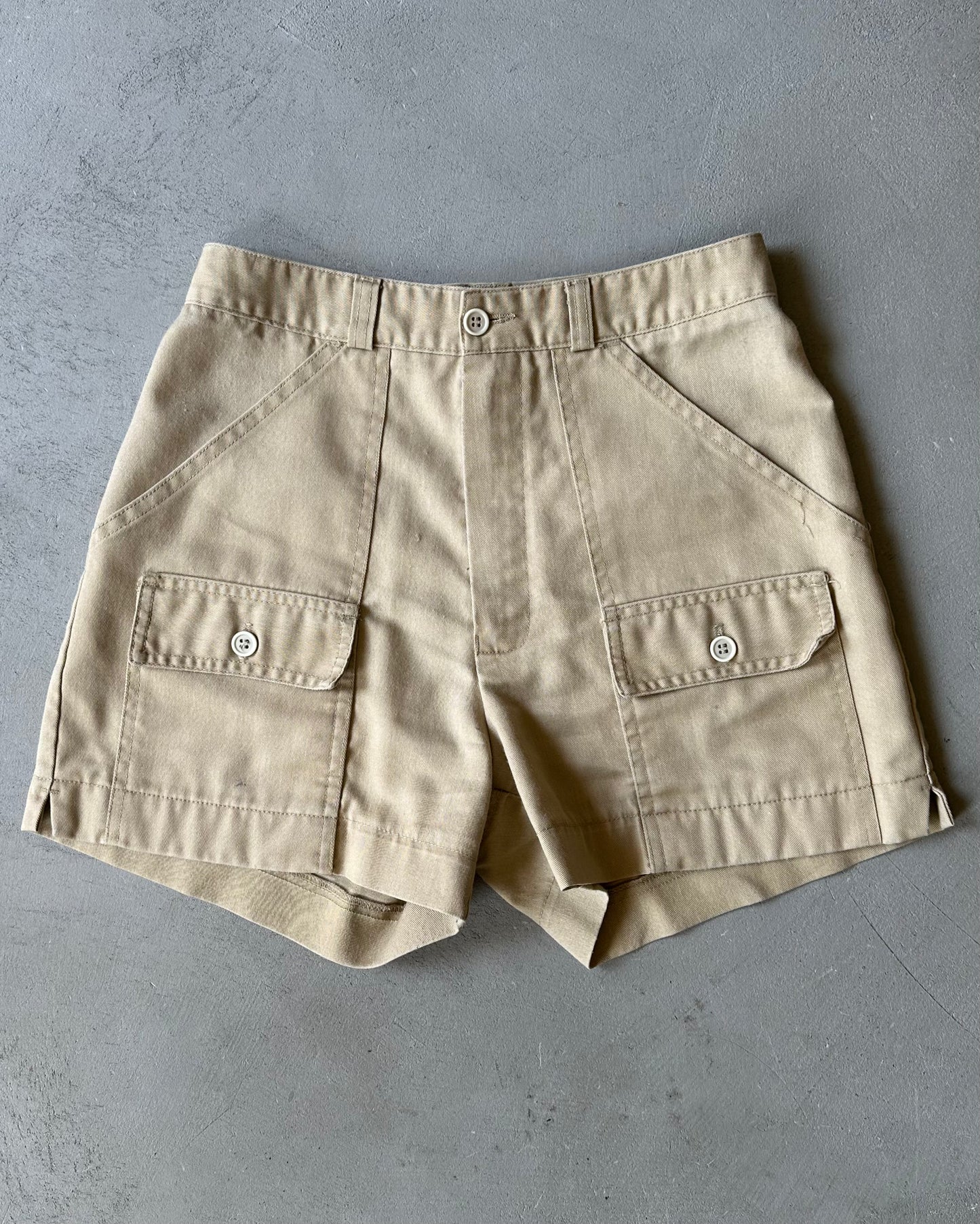 1970s - Beige Bush Shorts - 25