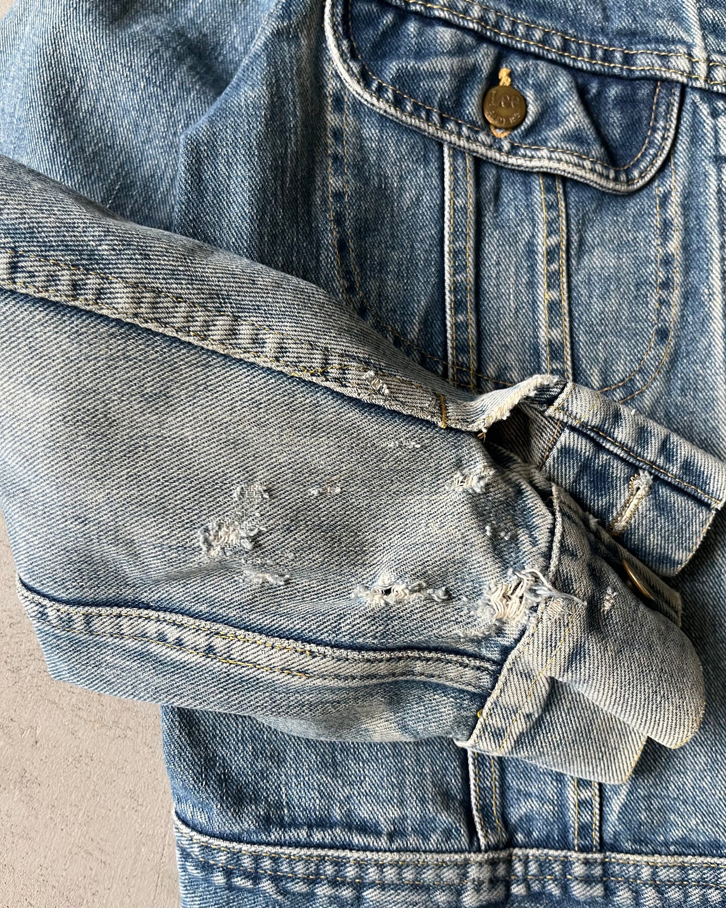 1990s - LEE Riders Denim Jacket - S