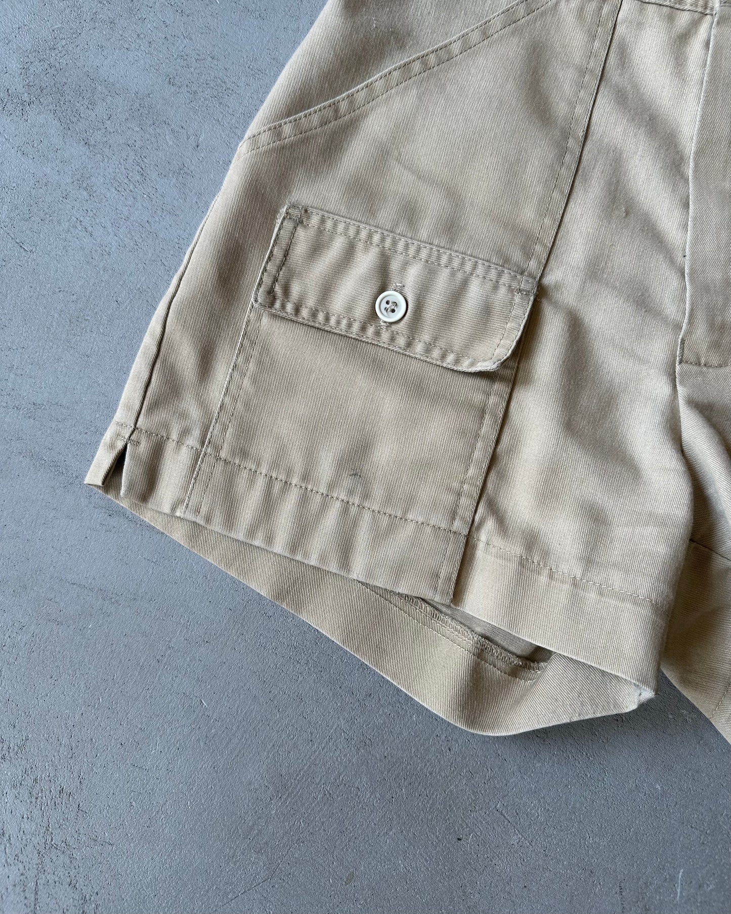 1970s - Beige Bush Shorts - 25
