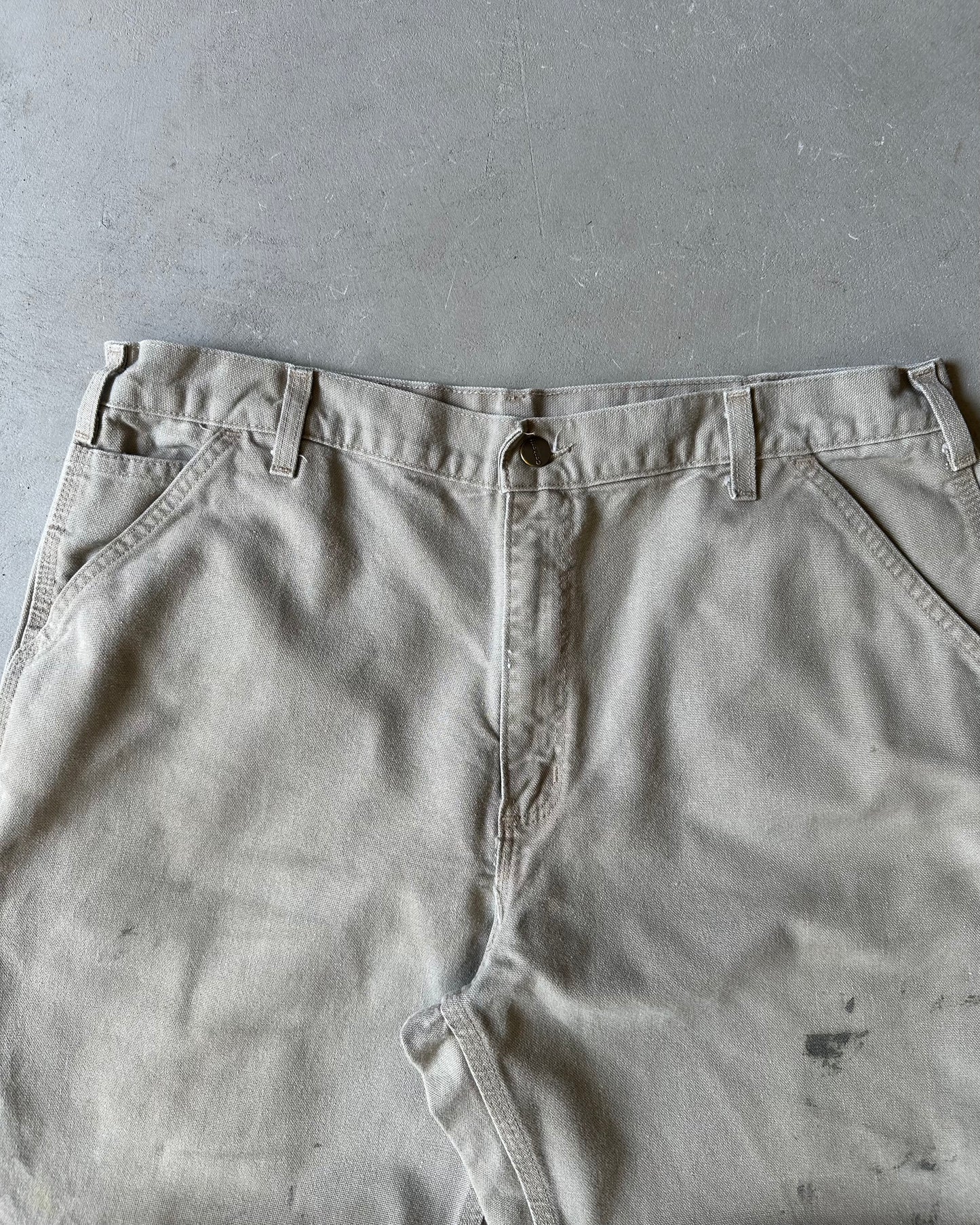 2000s - Beige Carhartt Work Pants - 36x29
