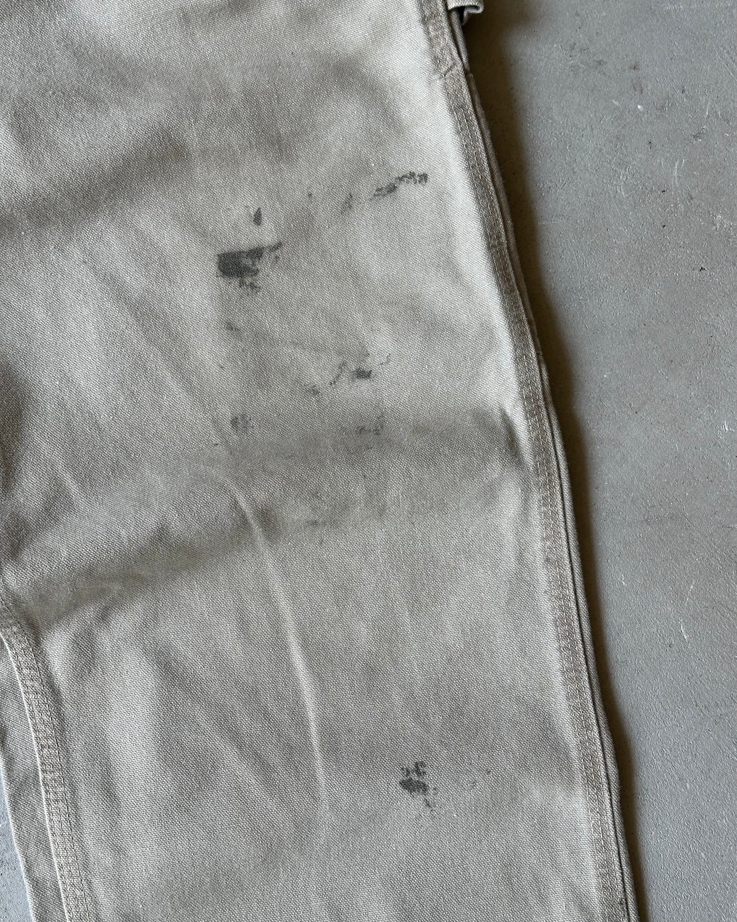 2000s - Beige Carhartt Work Pants - 36x29