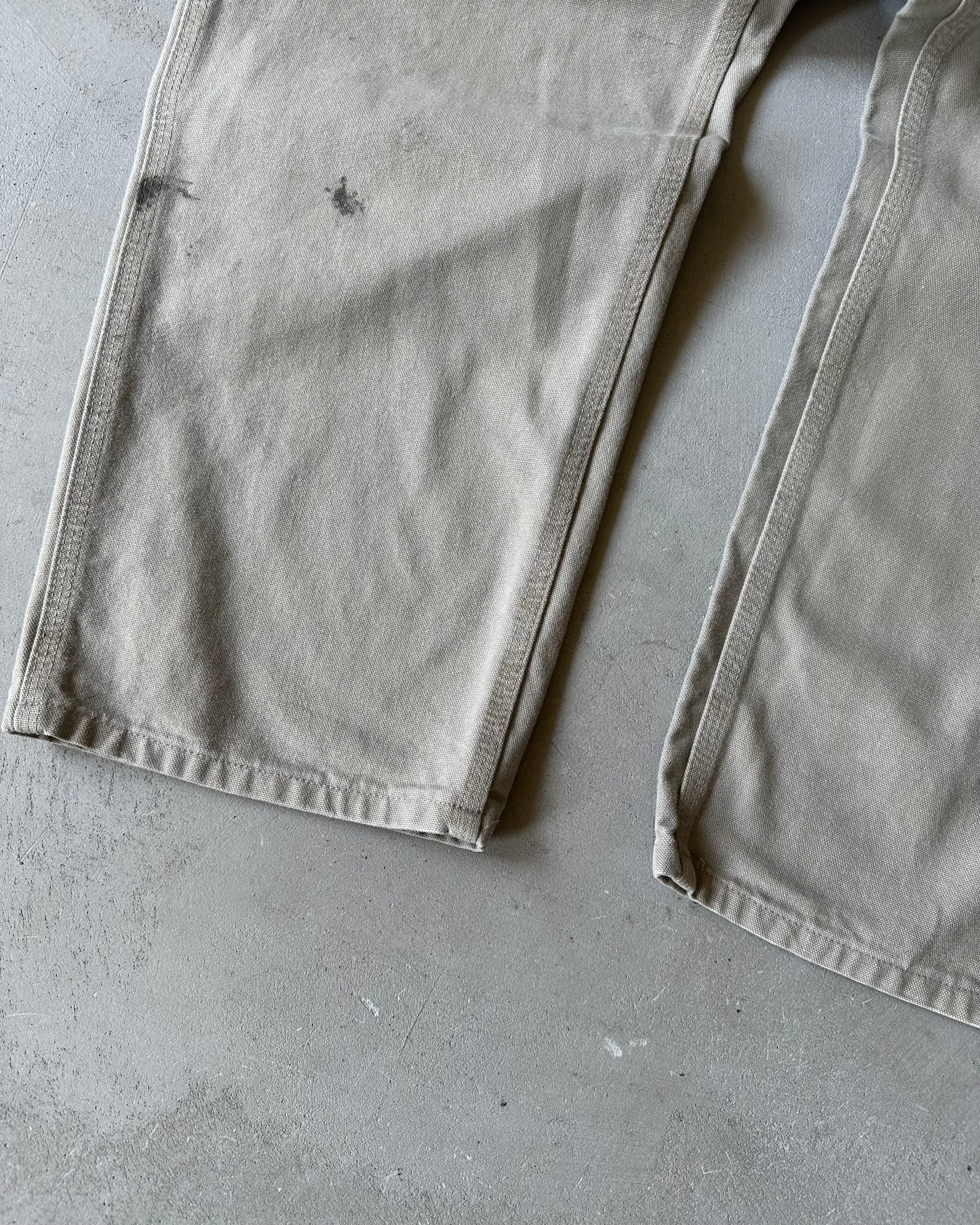 2000s - Beige Carhartt Work Pants - 36x29