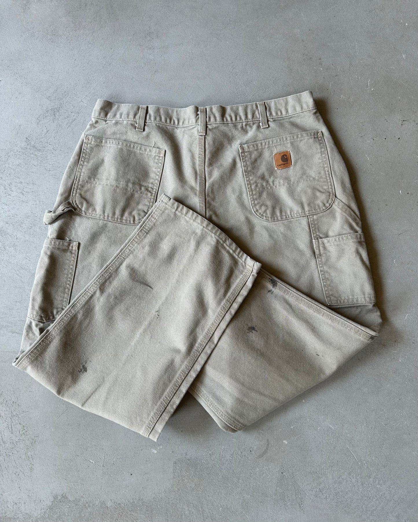 2000s - Beige Carhartt Work Pants - 36x29