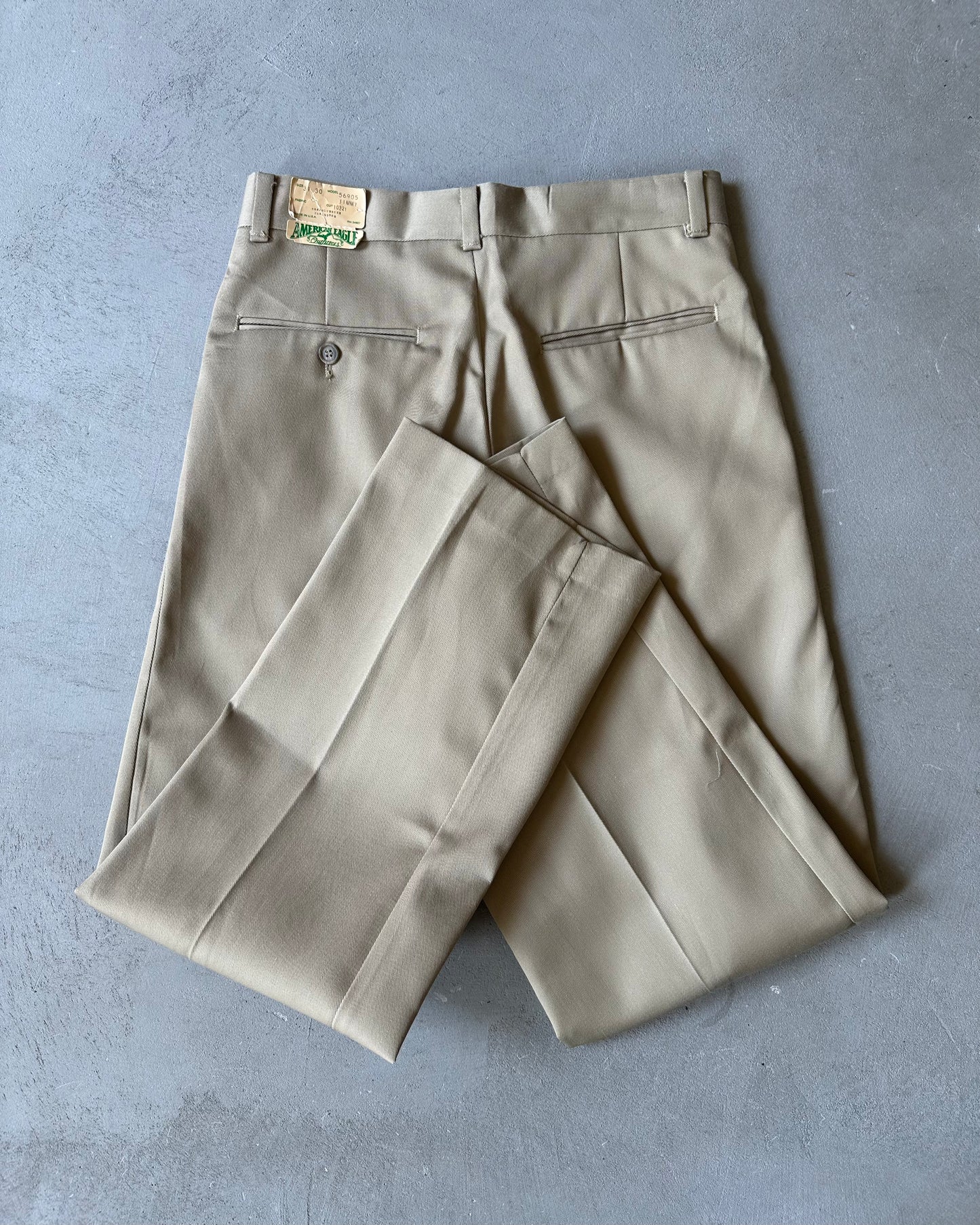 1980s - DSWT Tan American Eagle Chinos - 29x30