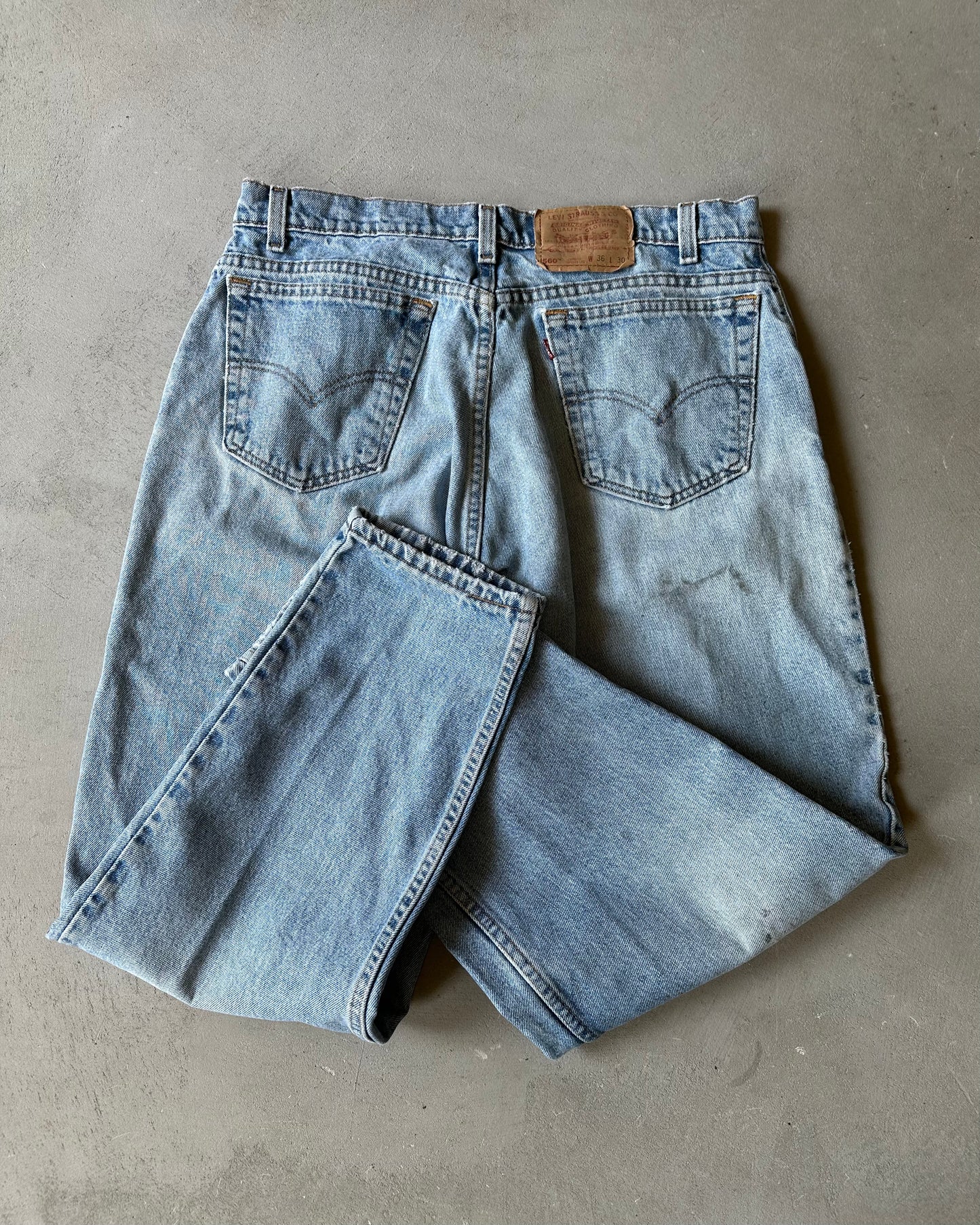 1990s - Distressed 560 Levi's Jeans - 34x30