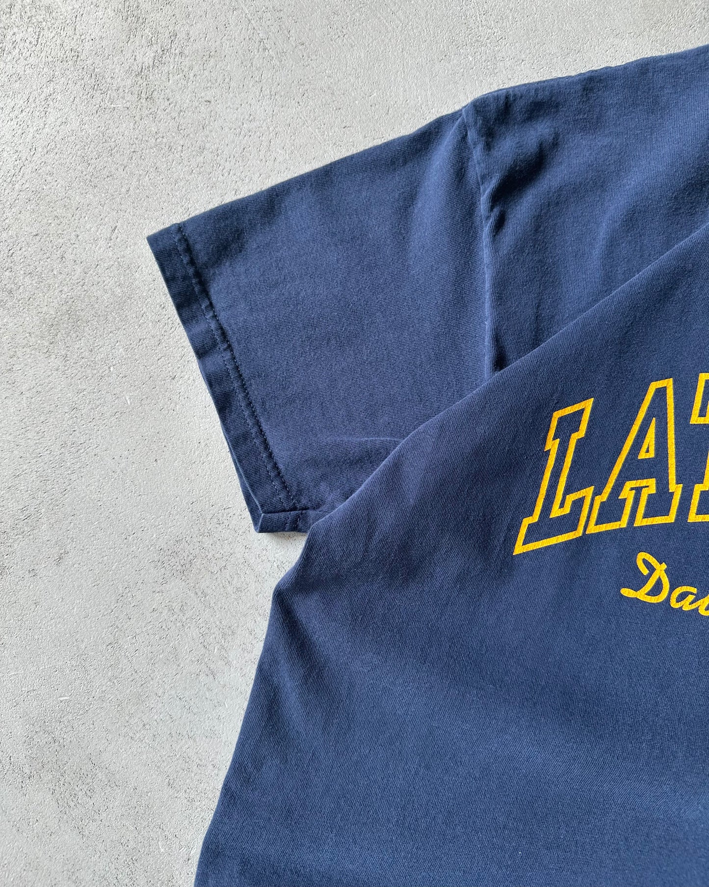 1990s - Navy Late Show T-Shirt - M/L