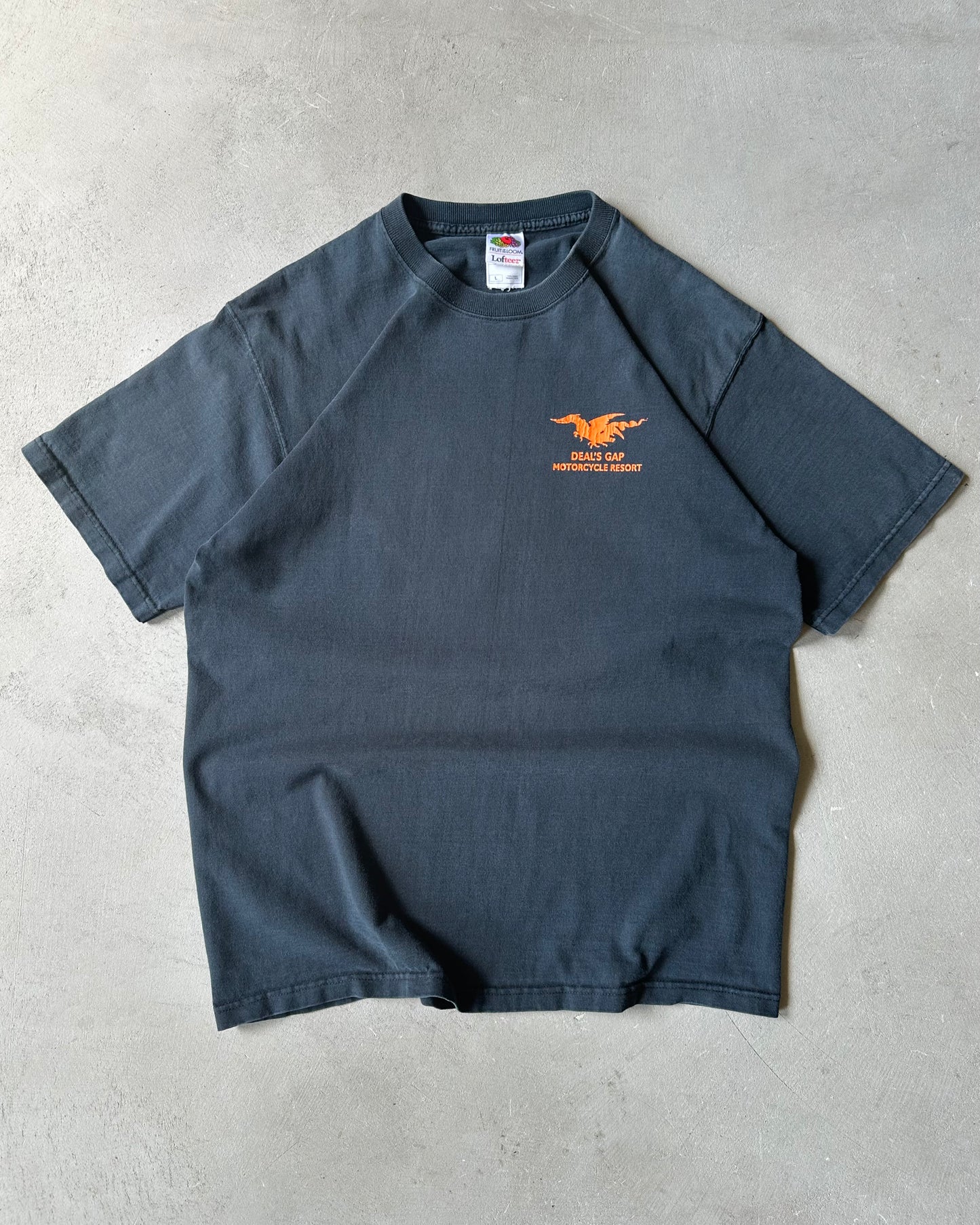 2000s - Faded Black Eleven Miles T-Shirt - M/L